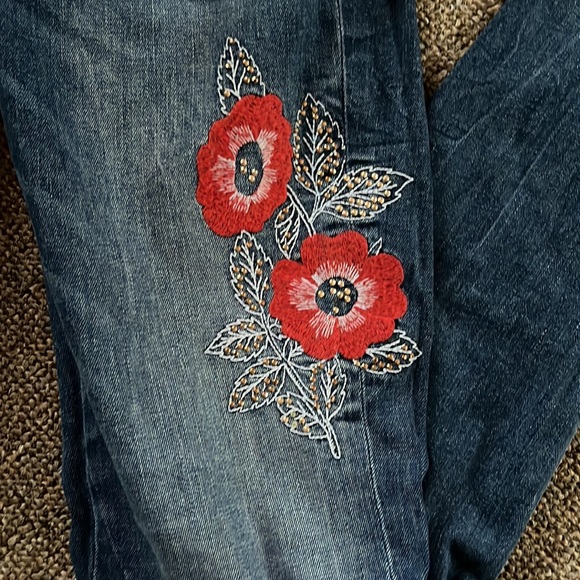 Zara floral jeans - Picture 3 of 9